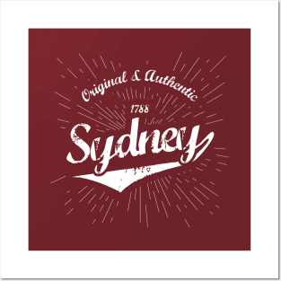 Original Sydney City Shirt Posters and Art